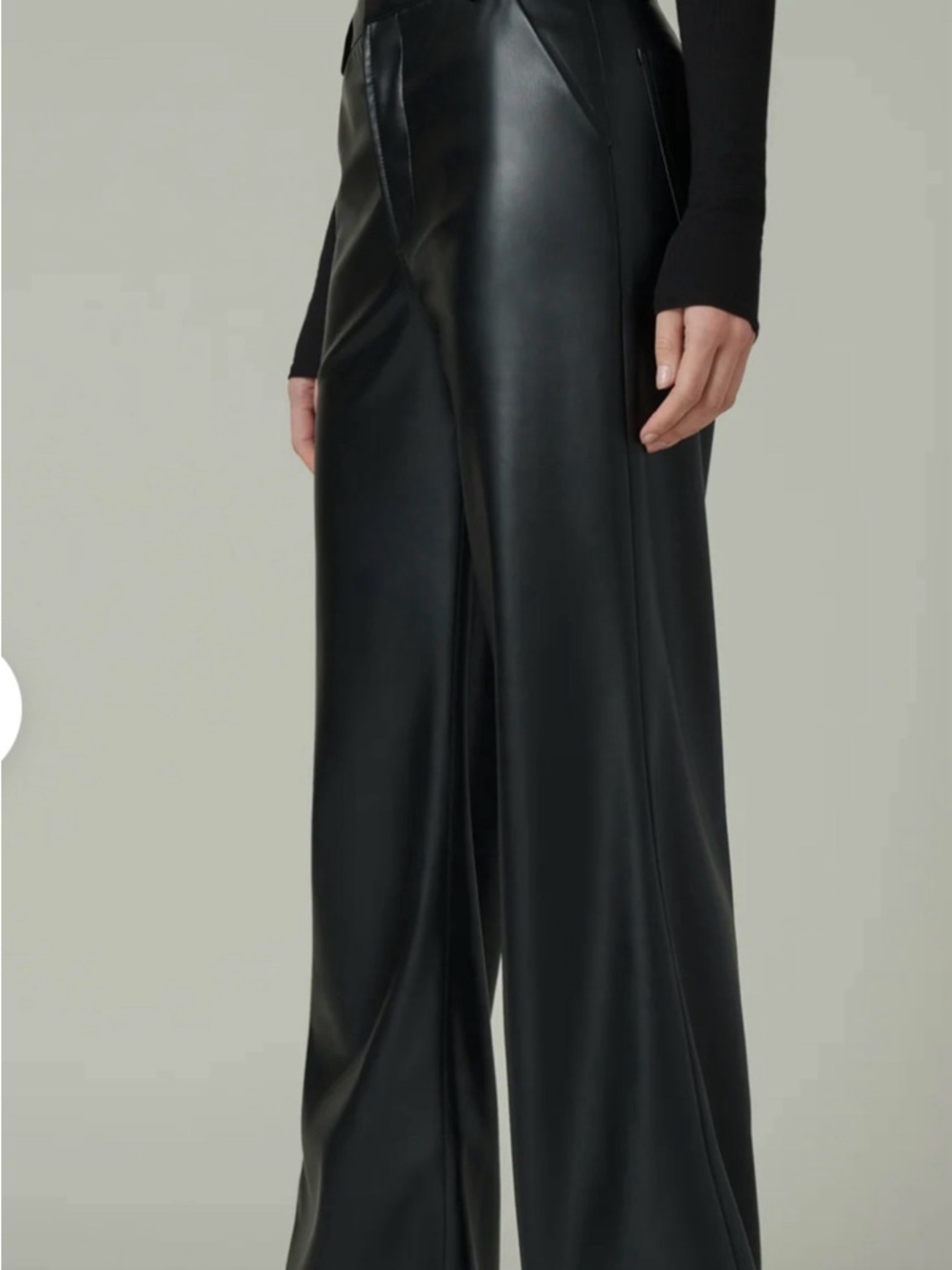 Joe's Jeans Black Faux Leather Pants